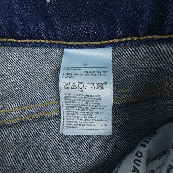 NEW Banana Republic The Straight Jeans Dark Wash Denim 28 Quiet Luxury Old Money - Picture 11 of 11